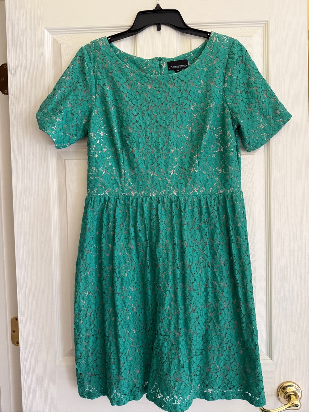 Cynthia Rowley Emerald Green Lace Dress